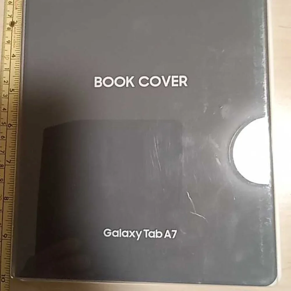Samsung Electronics Tab A7 Bookcover - Grey (EF-BT500PJEGUJ)